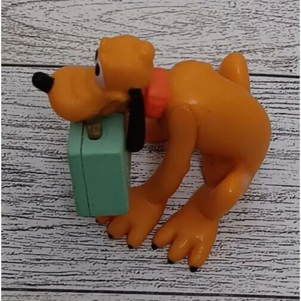 Pluto Train Passenger Dog‎ Suitcase Summer Vacation Figure Figurine Cake Topper